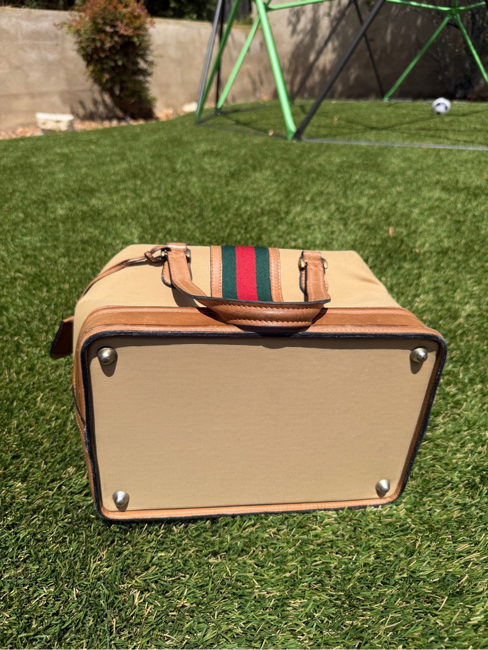 GUCCI Vintage Doctor’s/Weekender Sherry Line Bag RARE - Picture 4 of 7